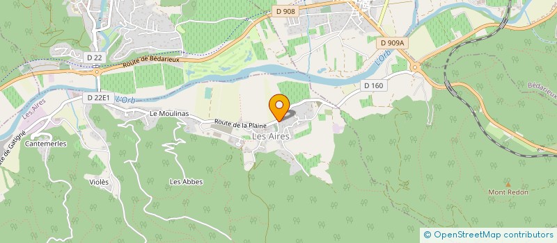 localisation de l'entreprise MADAME CAMILLE ROQUE  CAUSSINIOJOULS