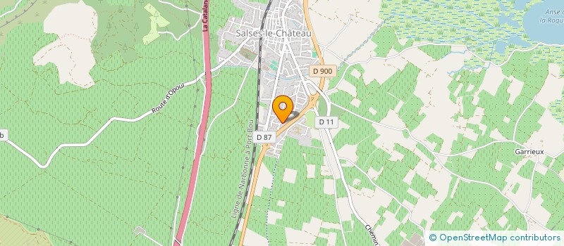 localisation de l'entreprise MADAME CAMILLE ROQUES  SALSES-LE-CHATEAU