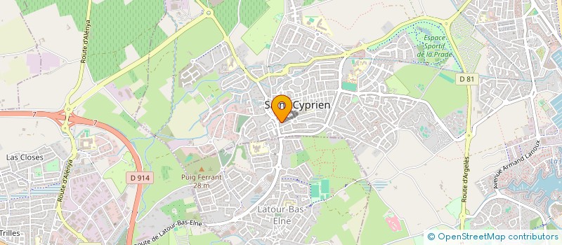 localisation de l'entreprise MADAME CAMILLE ROSART  SAINT-CYPRIEN