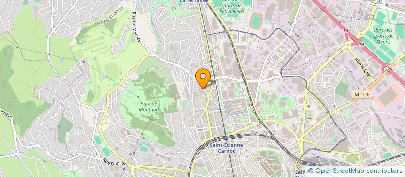 localisation de l'entreprise MADAME CAMILLE ROSIER  SAINT-ETIENNE