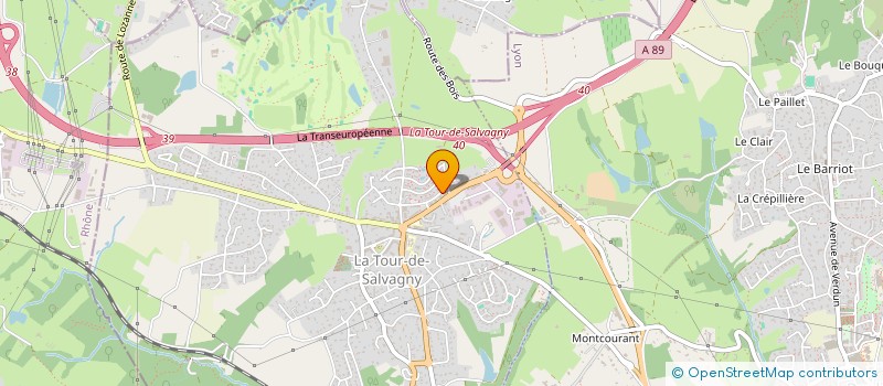 localisation de l'entreprise MADAME CAMILLE ROSSIGNOL  LA TOUR-DE-SALVAGNY