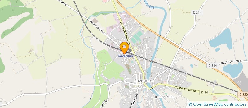 localisation de l'entreprise MADAME CAMILLE ROSSIGNOL à SAVERDUN