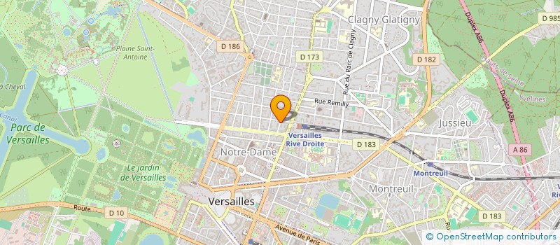 localisation de l'entreprise MADAME CAMILLE ROUECHE à VERSAILLES