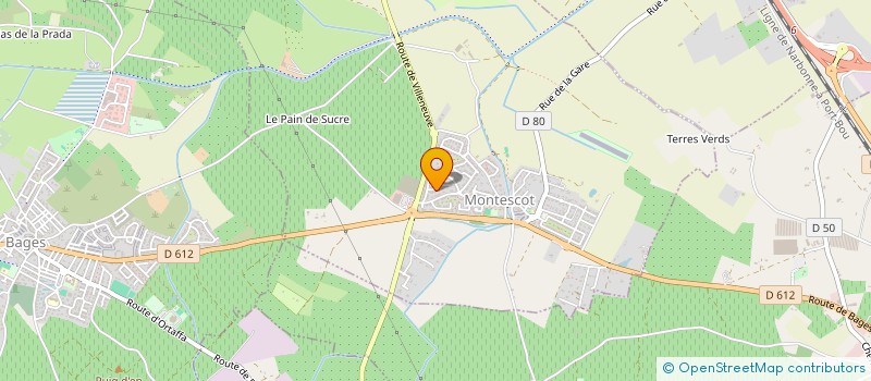 localisation de l'entreprise MADAME CAMILLE ROULEAU  MONTESCOT