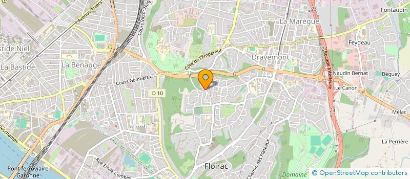 localisation de l'entreprise MADAME CAMILLE ROULLIN à BORDEAUX