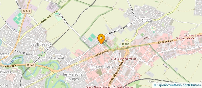 localisation de l'entreprise MADAME CAMILLE ROUSSELIERE à NIORT