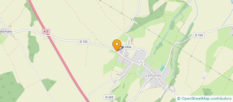 localisation de l'entreprise MADAME CAMILLE ROUSSELLE à LEFFONDS