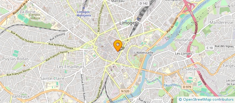 localisation de l'entreprise MADAME CAMILLE ROYANO à LIMOGES