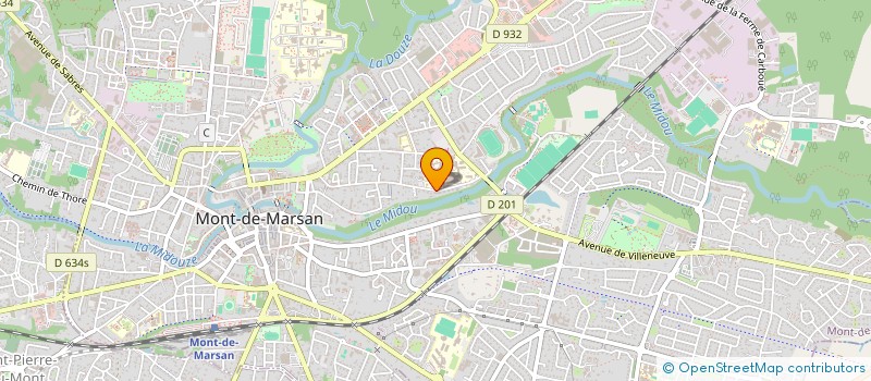 localisation de l'entreprise MADAME CAMILLE ROYER  MONT-DE-MARSAN