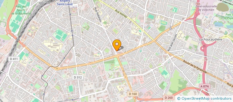 localisation de l'entreprise MADAME CAMILLE ROZIER à ANGERS