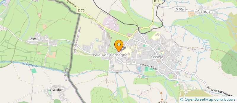 localisation de l'entreprise MADAME CAMILLE RUIZ  PALAU-DE-CERDAGNE