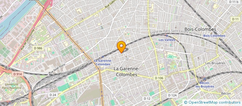localisation de l'entreprise MADAME CAMILLE RULLIER à LA GARENNE-COLOMBES