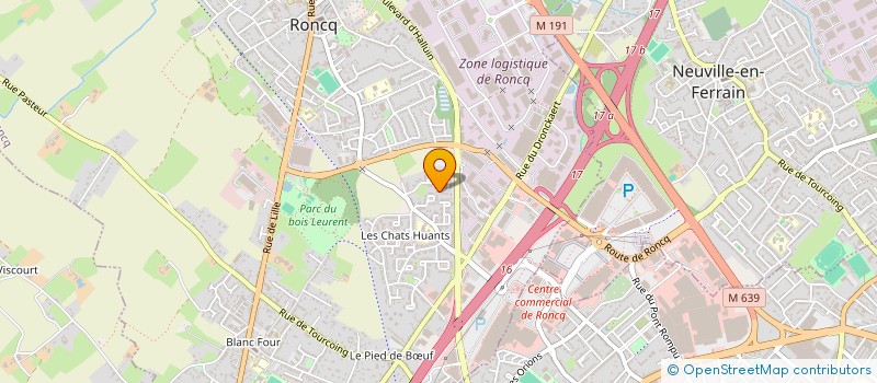 localisation de l'entreprise MADAME CAMILLE RYCKELYNCK  RONCQ