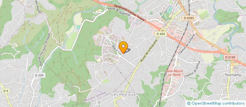 localisation de l'entreprise MADAME CAMILLE SABAS  MOUANS-SARTOUX