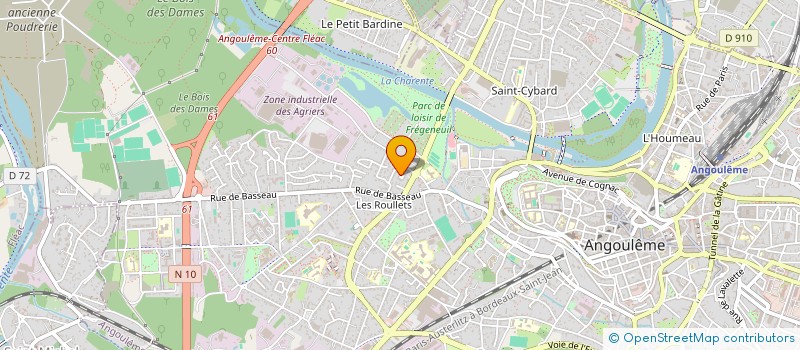 localisation de l'entreprise MADAME CAMILLE SAINGES à ANGOULEME