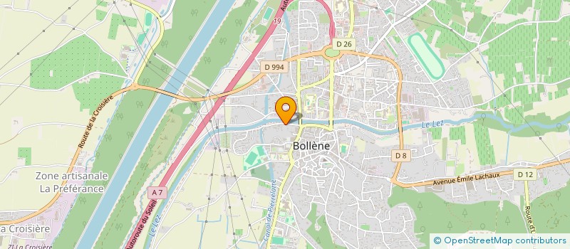 localisation de l'entreprise MADAME CAMILLE SAINT MICHEL  BOLLENE