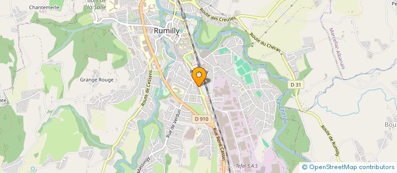 localisation de l'entreprise MADAME CAMILLE SALAUN  RUMILLY