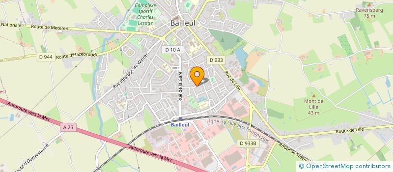 localisation de l'entreprise MADAME CAMILLE SALINGUE à BAILLEUL
