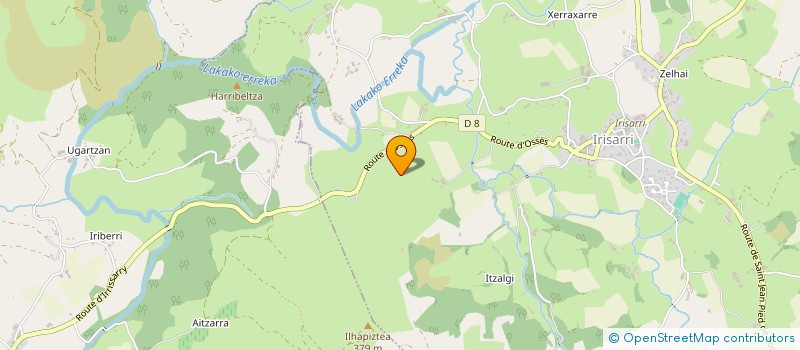 localisation de l'entreprise MADAME CAMILLE SALLABERRY  SUHESCUN