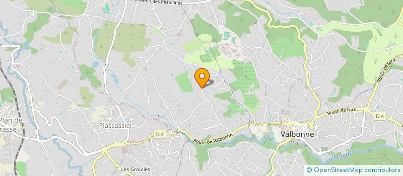 localisation de l'entreprise MADAME CAMILLE SALOMON  CHATEAUNEUF-GRASSE