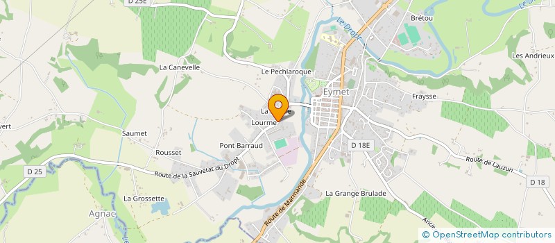 localisation de l'entreprise MADAME CAMILLE SALVAT  EYMET