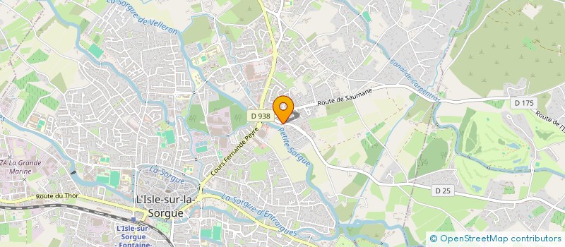 localisation de l'entreprise MADAME CAMILLE SAN SEGUNDO GONZALEZ  L'ISLE-SUR-LA-SORGUE