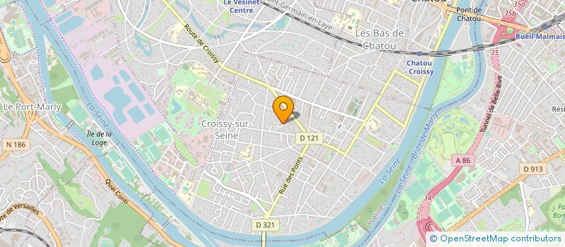 localisation de l'entreprise MADAME CAMILLE SANZ  CROISSY-SUR-SEINE