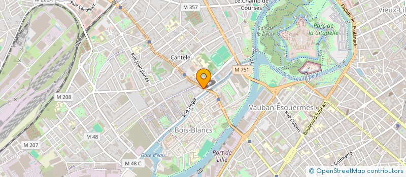localisation de l'entreprise MADAME CAMILLE SANZEY à LILLE