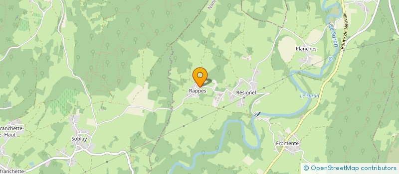 localisation de l'entreprise MADAME CAMILLE SATRE  NEUVILLE-SUR-AIN