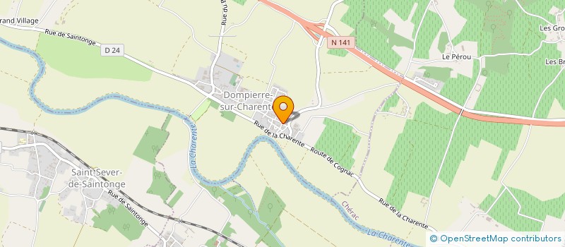 localisation de l'entreprise MADAME CAMILLE SAUVAITRE  DOMPIERRE-SUR-CHARENTE