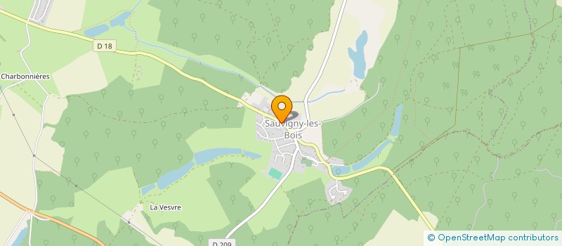 localisation de l'entreprise MADAME CAMILLE SAUVEGRAIN  SAUVIGNY-LES-BOIS