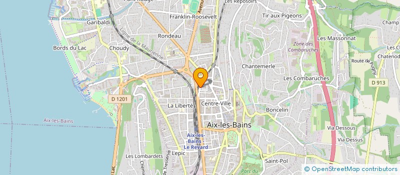 localisation de l'entreprise MADAME CAMILLE SAUVY  AIX-LES-BAINS