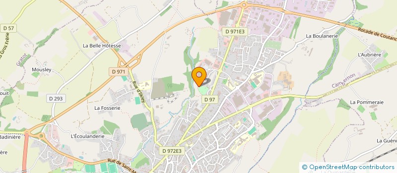 localisation de l'entreprise MADAME CAMILLE SAVARY  COUTANCES