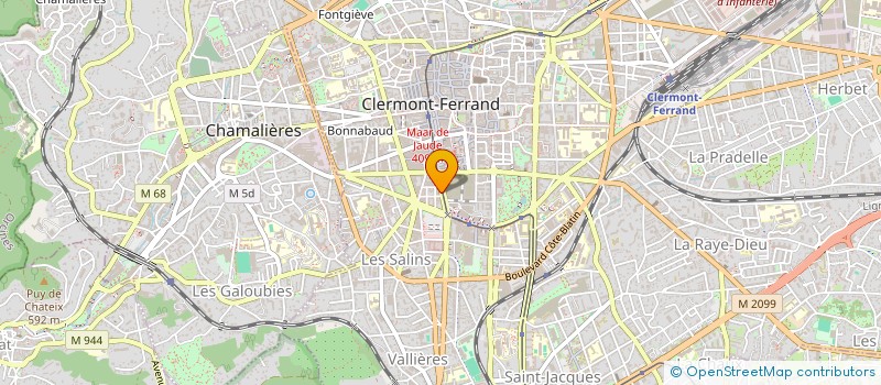 localisation de l'entreprise MADAME CAMILLE SAVOYE  CLERMONT-FERRAND