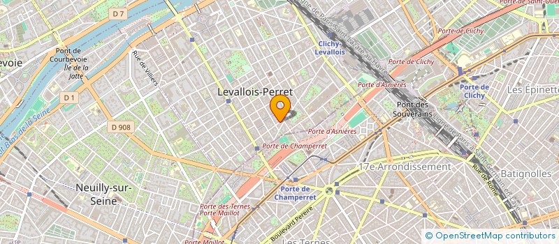 localisation de l'entreprise MADAME CAMILLE SAYOUS  LEVALLOIS-PERRET