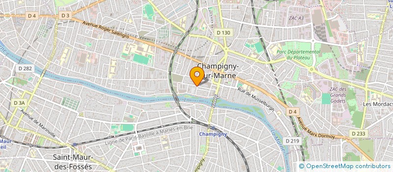 localisation de l'entreprise MADAME CAMILLE SCHMUTZ  CHAMPIGNY-SUR-MARNE