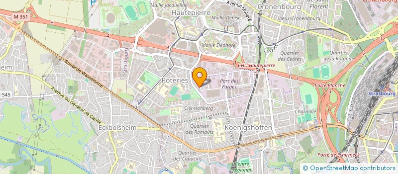 localisation de l'entreprise MADAME CAMILLE SCHREINER  STRASBOURG