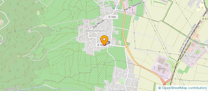 localisation de l'entreprise MADAME CAMILLE SCHROETER  WETTOLSHEIM