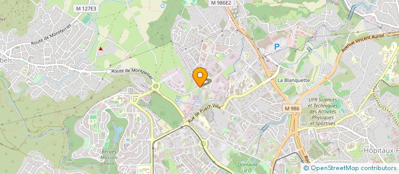 localisation de l'entreprise MADAME CAMILLE SEGALA  GRABELS