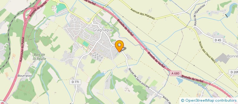 localisation de l'entreprise MADAME CAMILLE SEGUELA  GRAGNAGUE