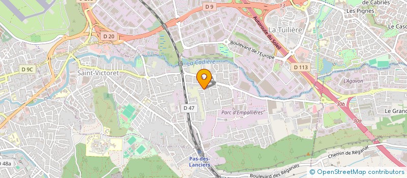 localisation de l'entreprise MADAME CAMILLE SELLES  SAINT-VICTORET