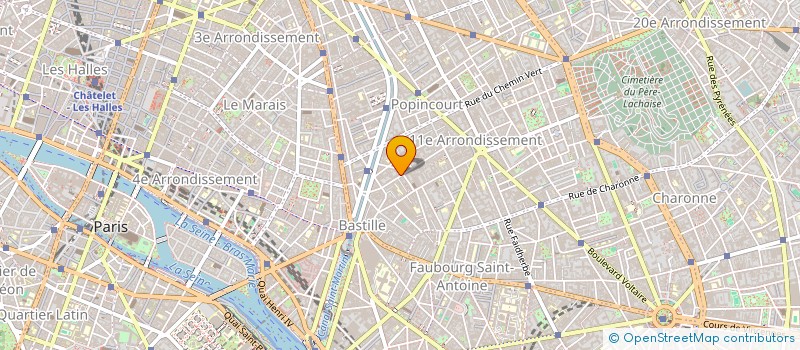 localisation de l'entreprise MADAME CAMILLE SEUX  PARIS