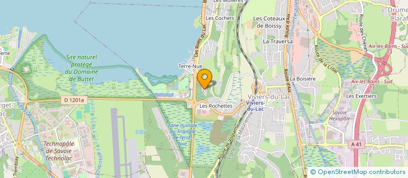 localisation de l'entreprise MADAME CAMILLE SEVEZ  VIVIERS-DU-LAC