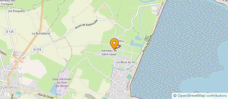 localisation de l'entreprise MADAME CAMILLE SEVRAY  SAINT-VAAST-LA-HOUGUE