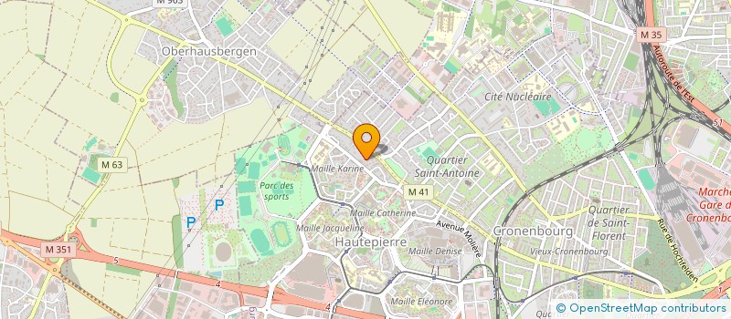 localisation de l'entreprise MADAME CAMILLE SEYLLER à STRASBOURG