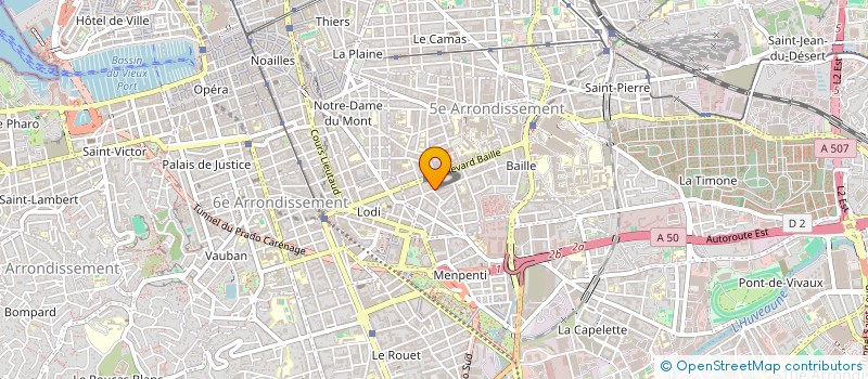 localisation de l'entreprise MADAME CAMILLE SILVESTRE à MARSEILLE