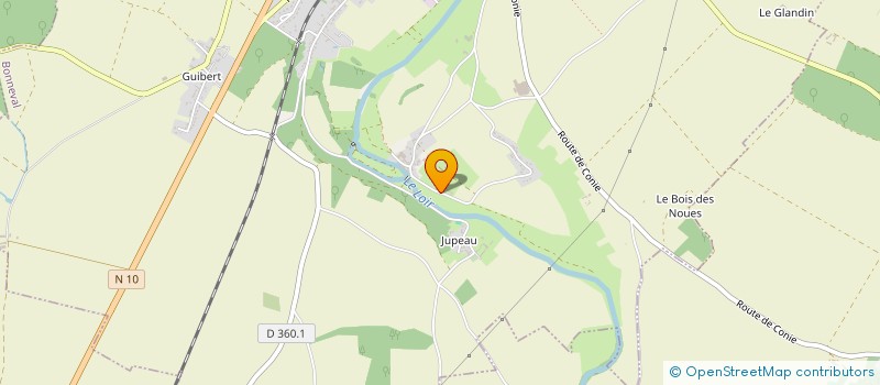 localisation de l'entreprise MADAME CAMILLE SIMON  BONNEVAL