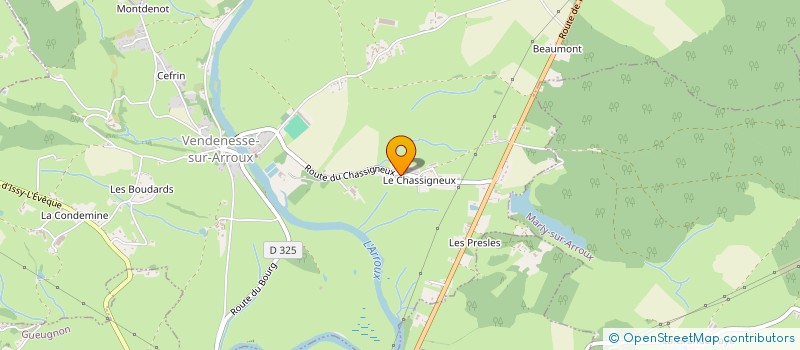 localisation de l'entreprise MADAME CAMILLE SOEUR  VENDENESSE-SUR-ARROUX