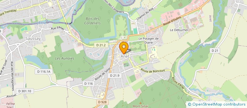 localisation de l'entreprise MADAME CAMILLE SOHIER à ANET