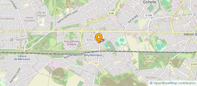 localisation de l'entreprise MADAME CAMILLE SOLTYSIK à BILLY-MONTIGNY